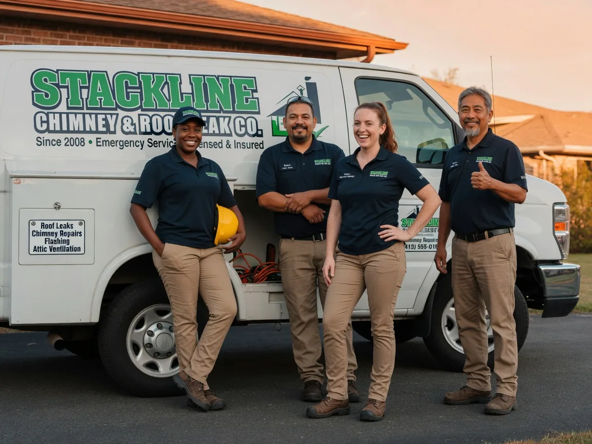 Chimney flashing repair company in Hyde, PA